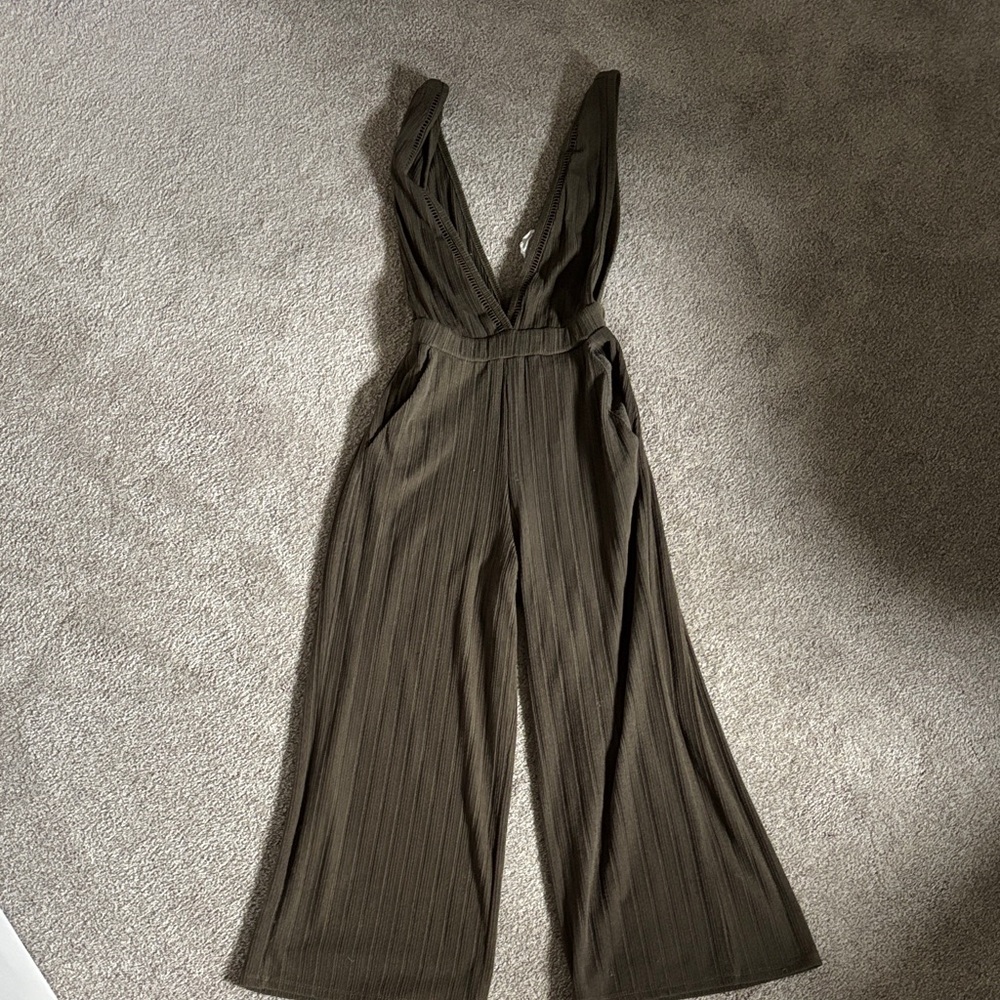 Sienna Sky Deep Brown Jumpsuit